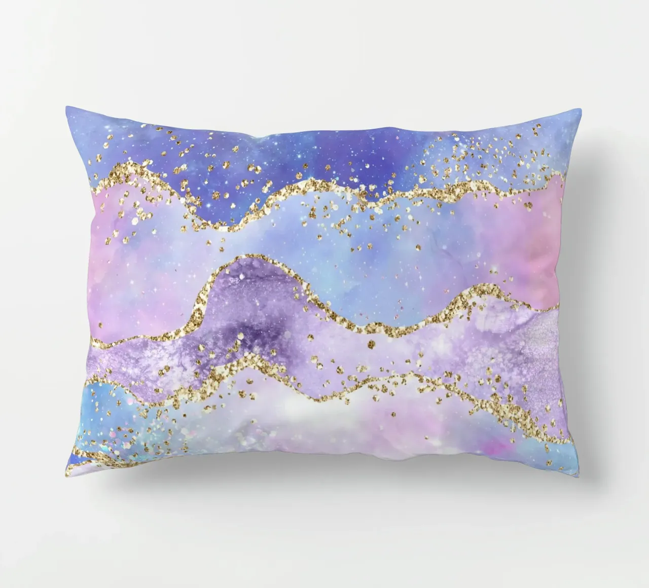 Texture Agata Glitterata Arcobaleno 06 cuscino da Gemstone Textures