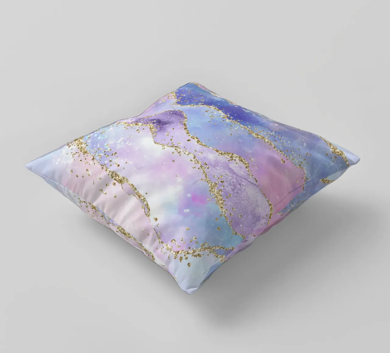 Texture Agata Glitterata Arcobaleno 06 cuscino da Gemstone Textures