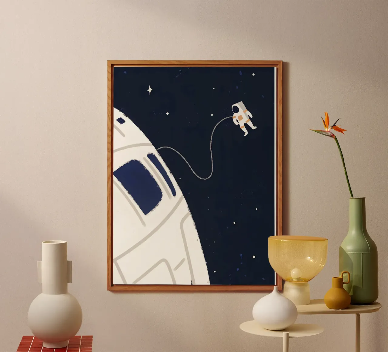 Planet Astronaut alu-dibond by PERSONAL TOUCH