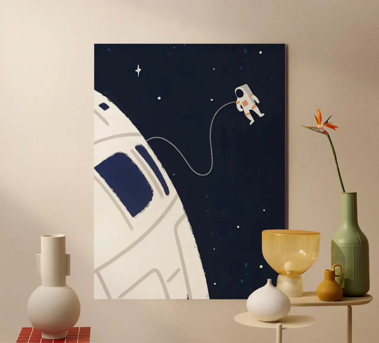 Planet Astronaut alu-dibond by PERSONAL TOUCH