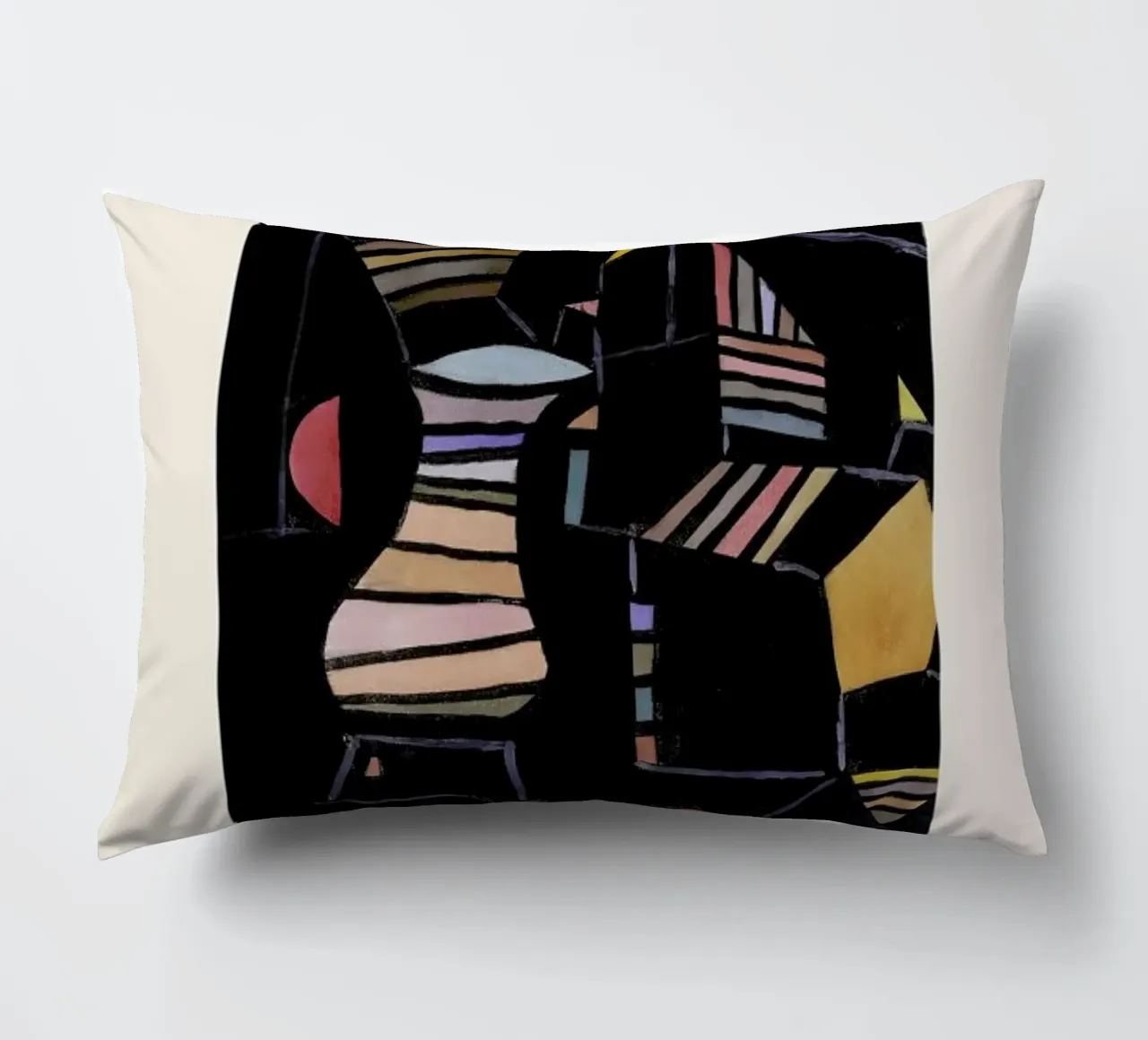 Klee - Artificial Courtyard cuscino da ARTOTHEK