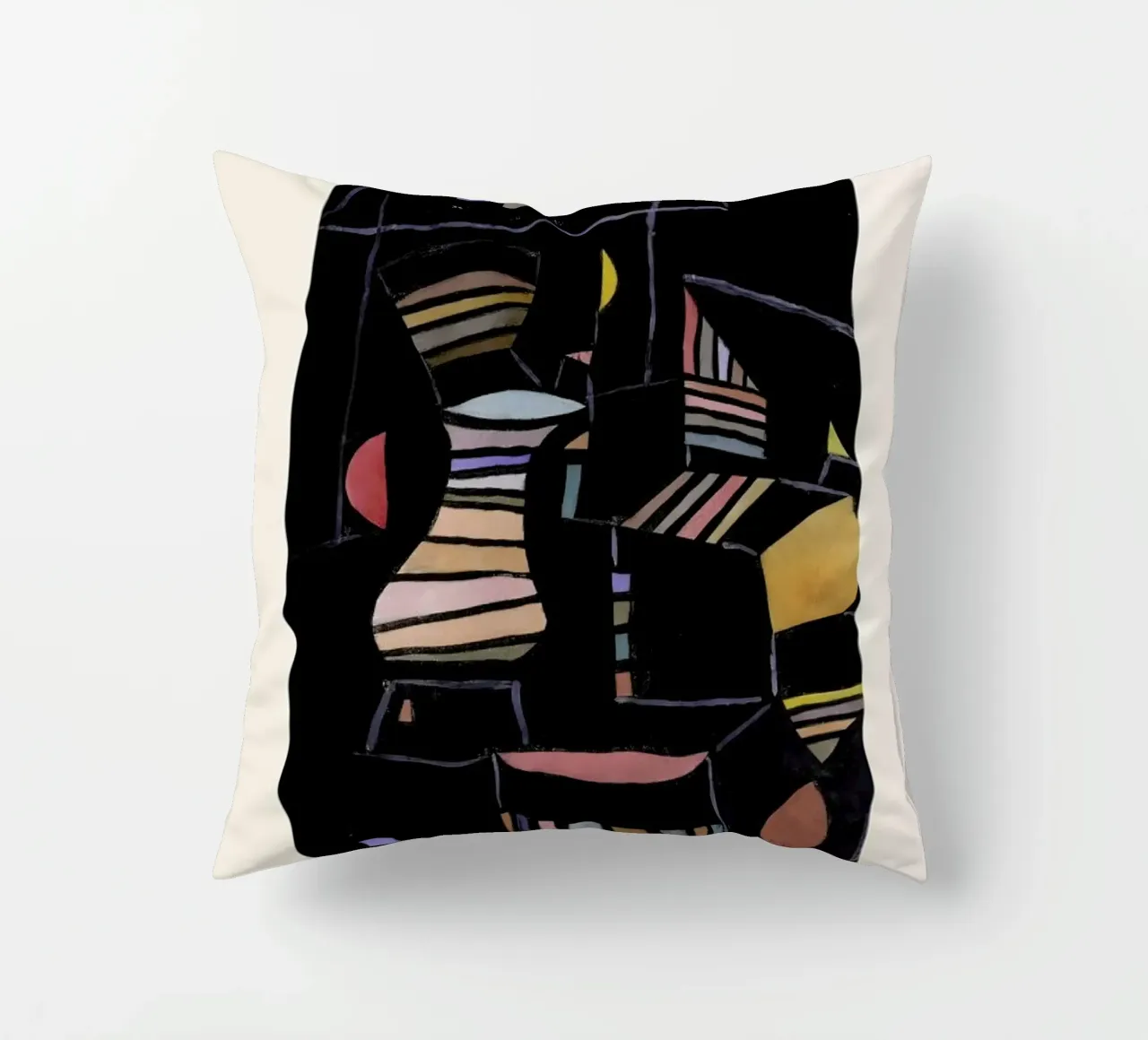 Klee - Artificial Courtyard cuscino da ARTOTHEK