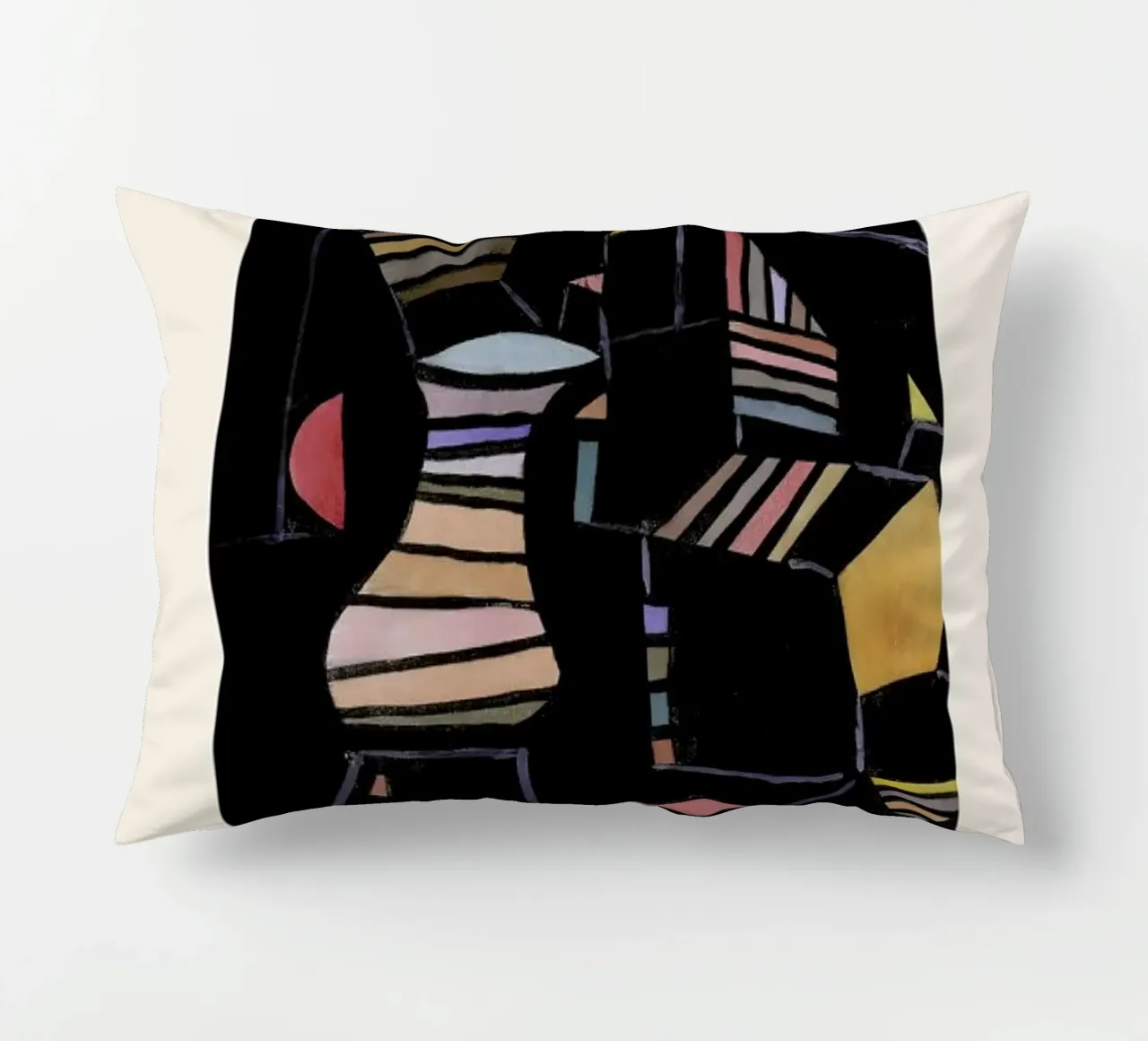 Klee - Artificial Courtyard cuscino da ARTOTHEK