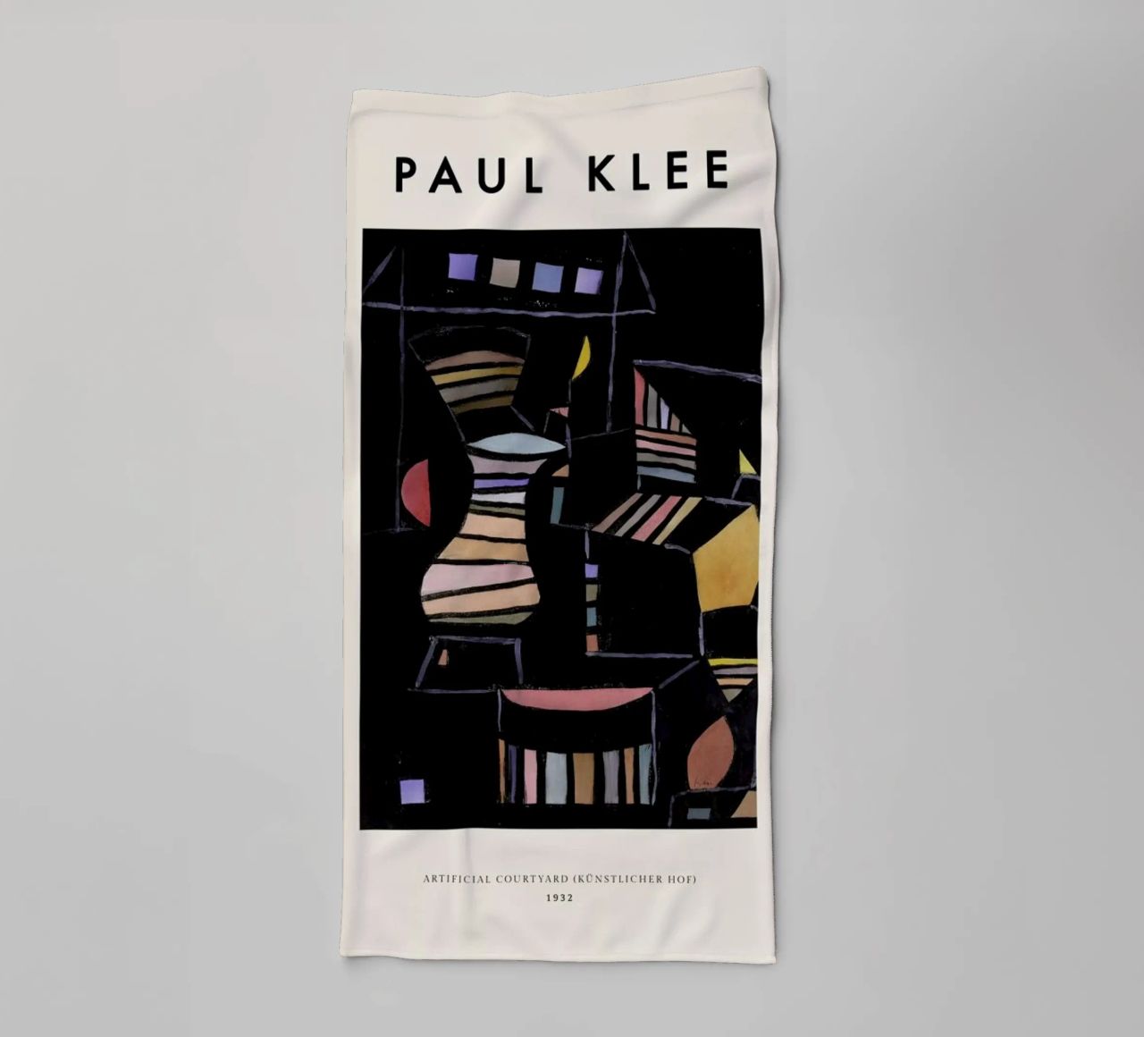 Klee - Artificial Courtyard asciugamano da bagno da ARTOTHEK