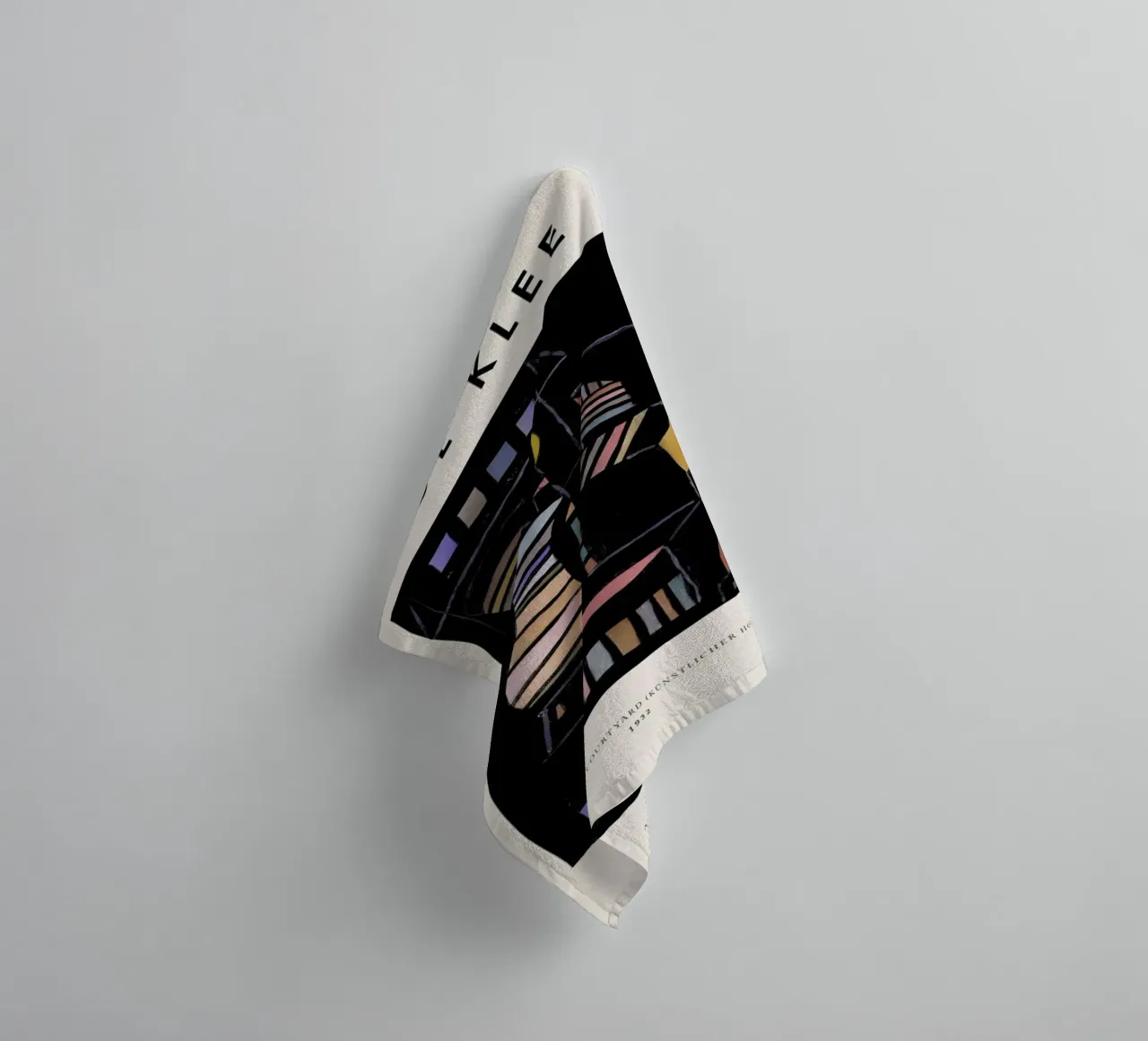 Klee - Artificial Courtyard towel by ARTOTHEK