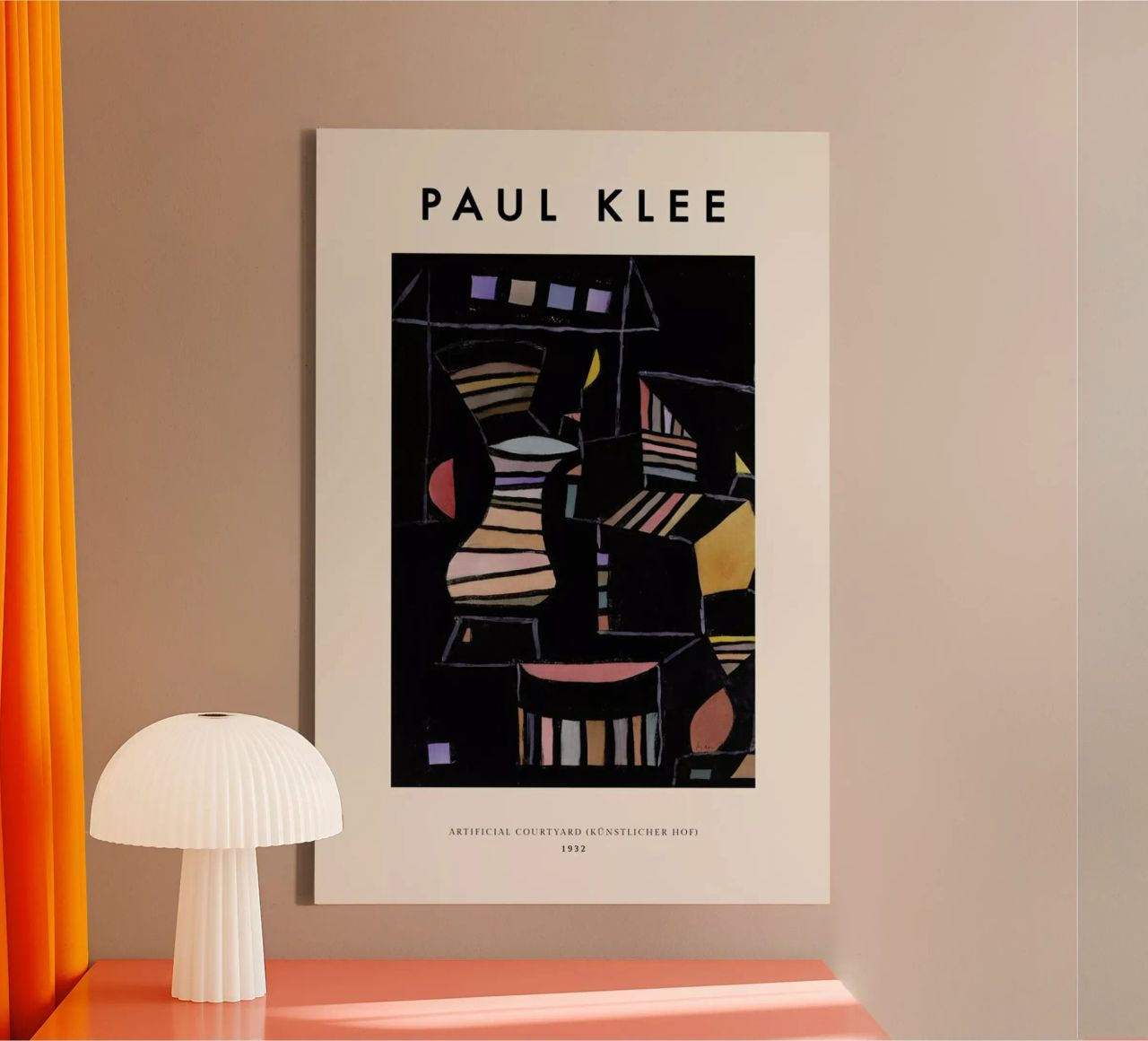 Klee - Artificial Courtyard canvas by ARTOTHEK