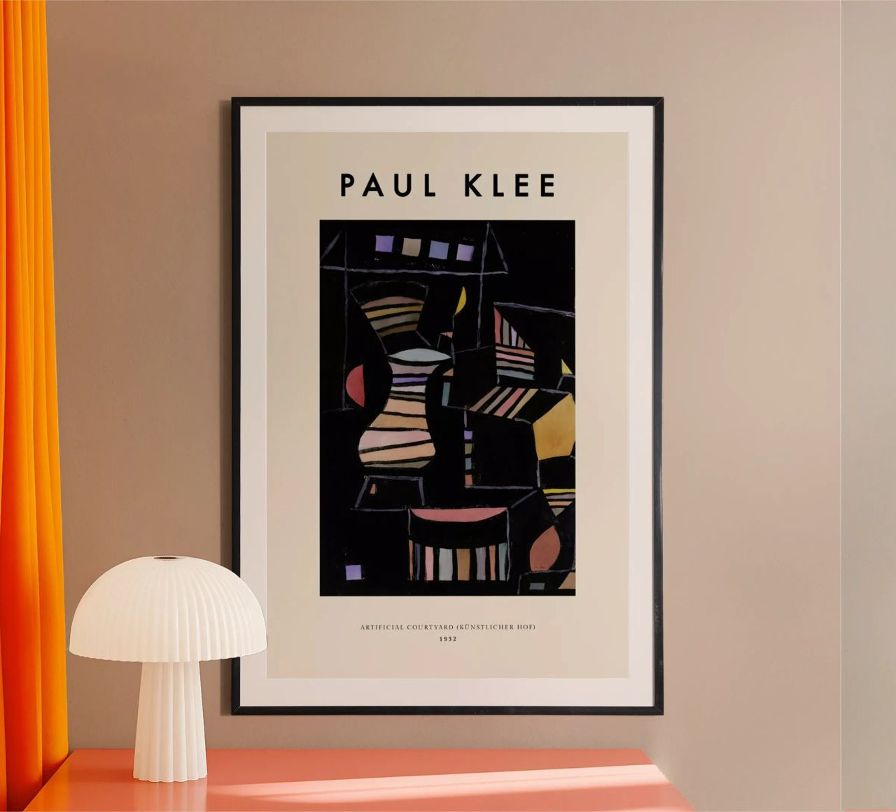 Klee - Artificial Courtyard poster da ARTOTHEK