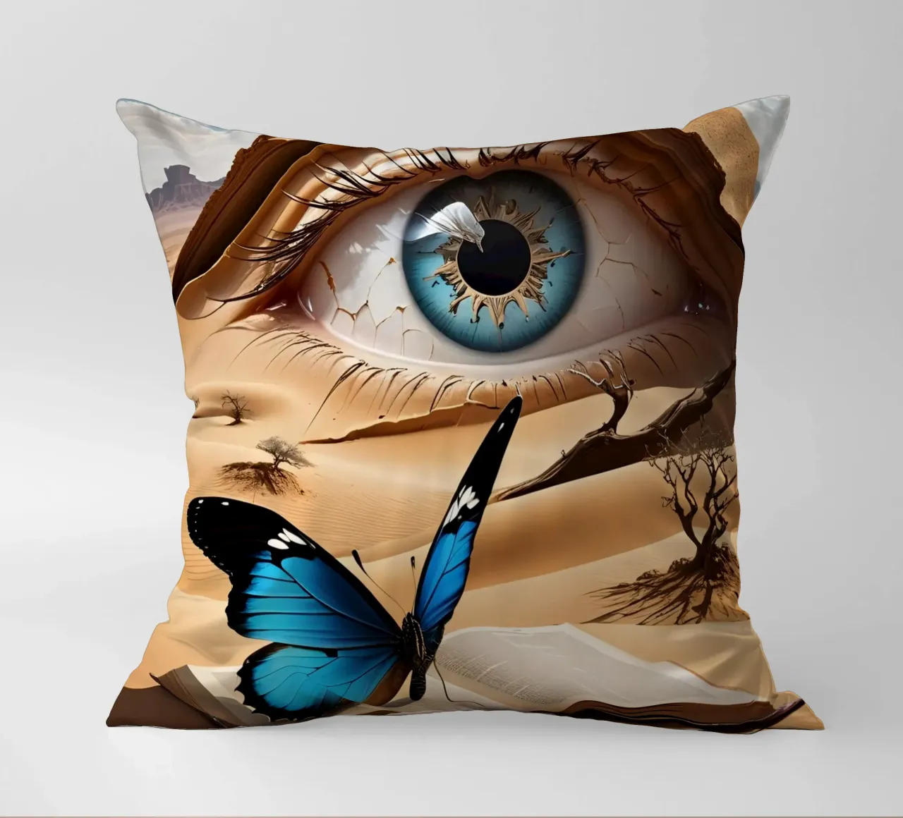 Wüsten Auge Abstrakt cuscino da kosinsart.gallery