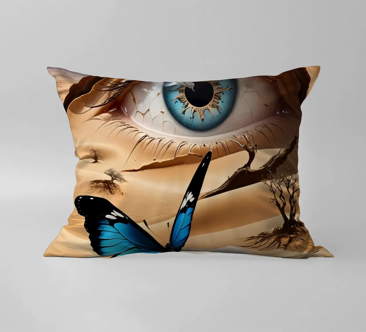 Wüsten Auge Abstrakt cuscino da kosinsart.gallery