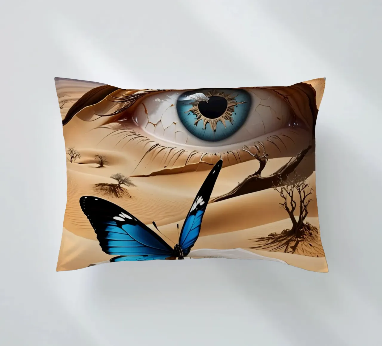 Wüsten Auge Abstrakt cuscino da kosinsart.gallery