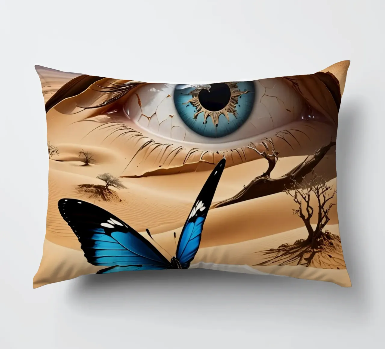 Wüsten Auge Abstrakt cuscino da kosinsart.gallery