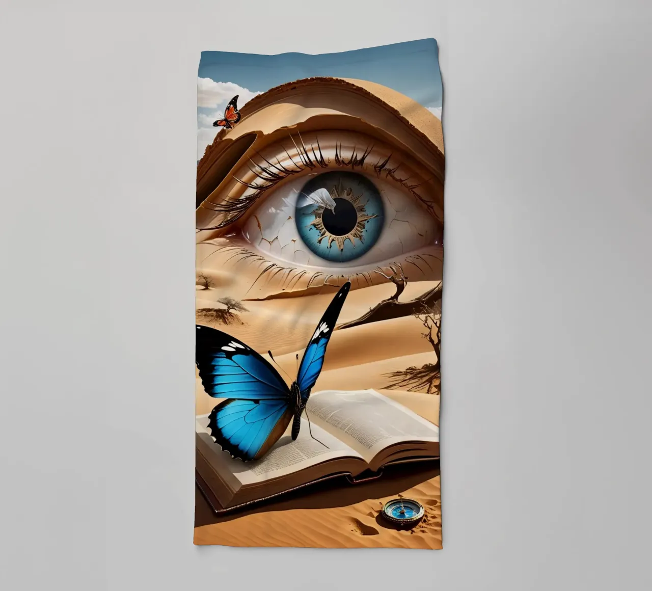 Wüsten Auge Abstrakt asciugamano da bagno da kosinsart.gallery