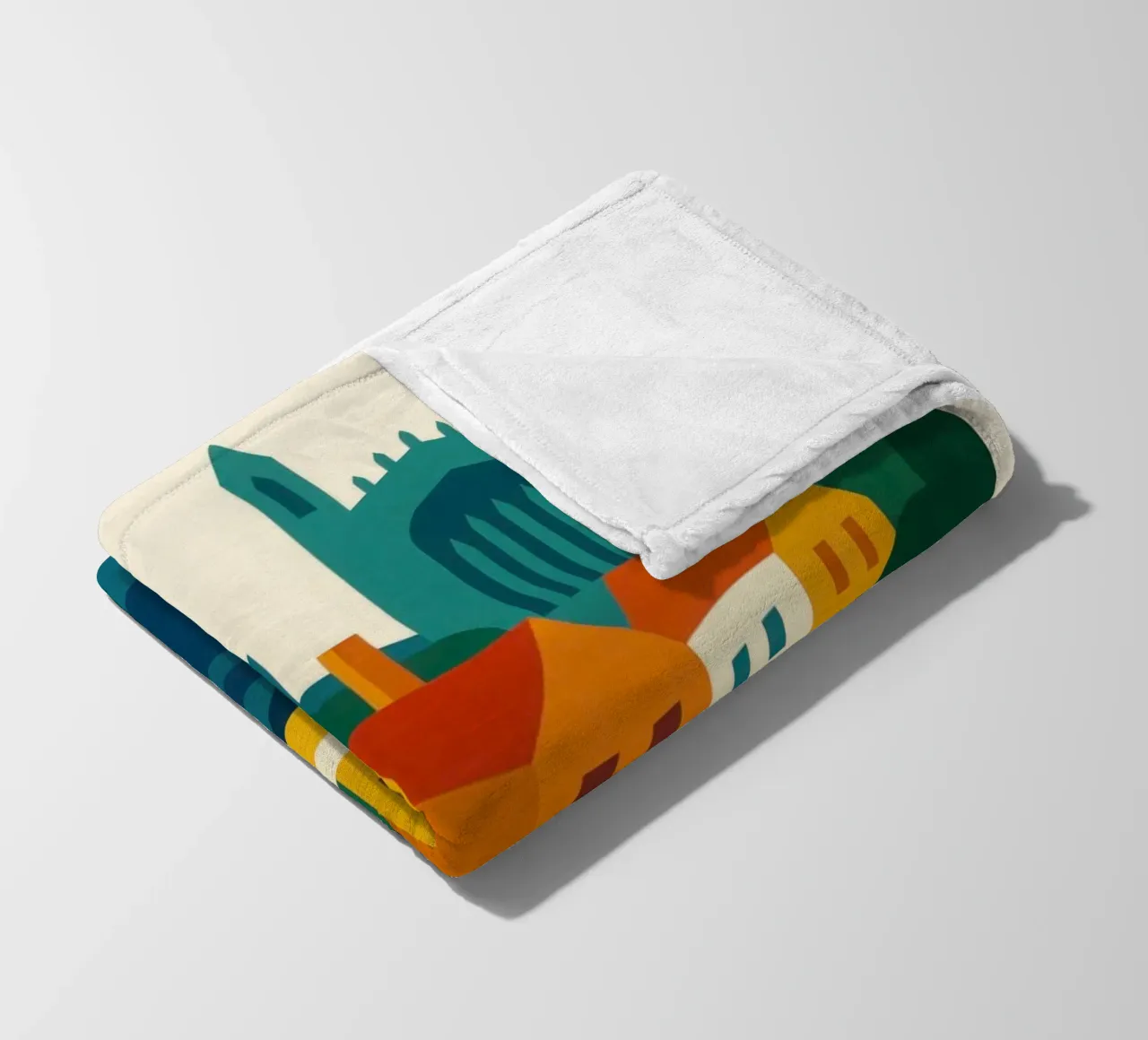 CAMBRIDGE - Fascino studioso a colori vivaci coperta in pile da JETLAG | affiches voyage