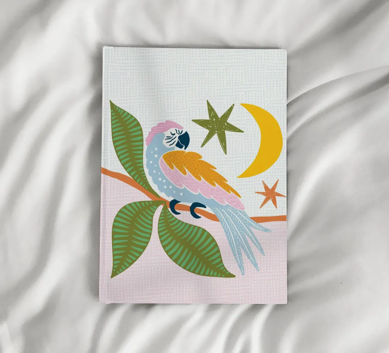 Modern safari parrot diario da Vivdesign