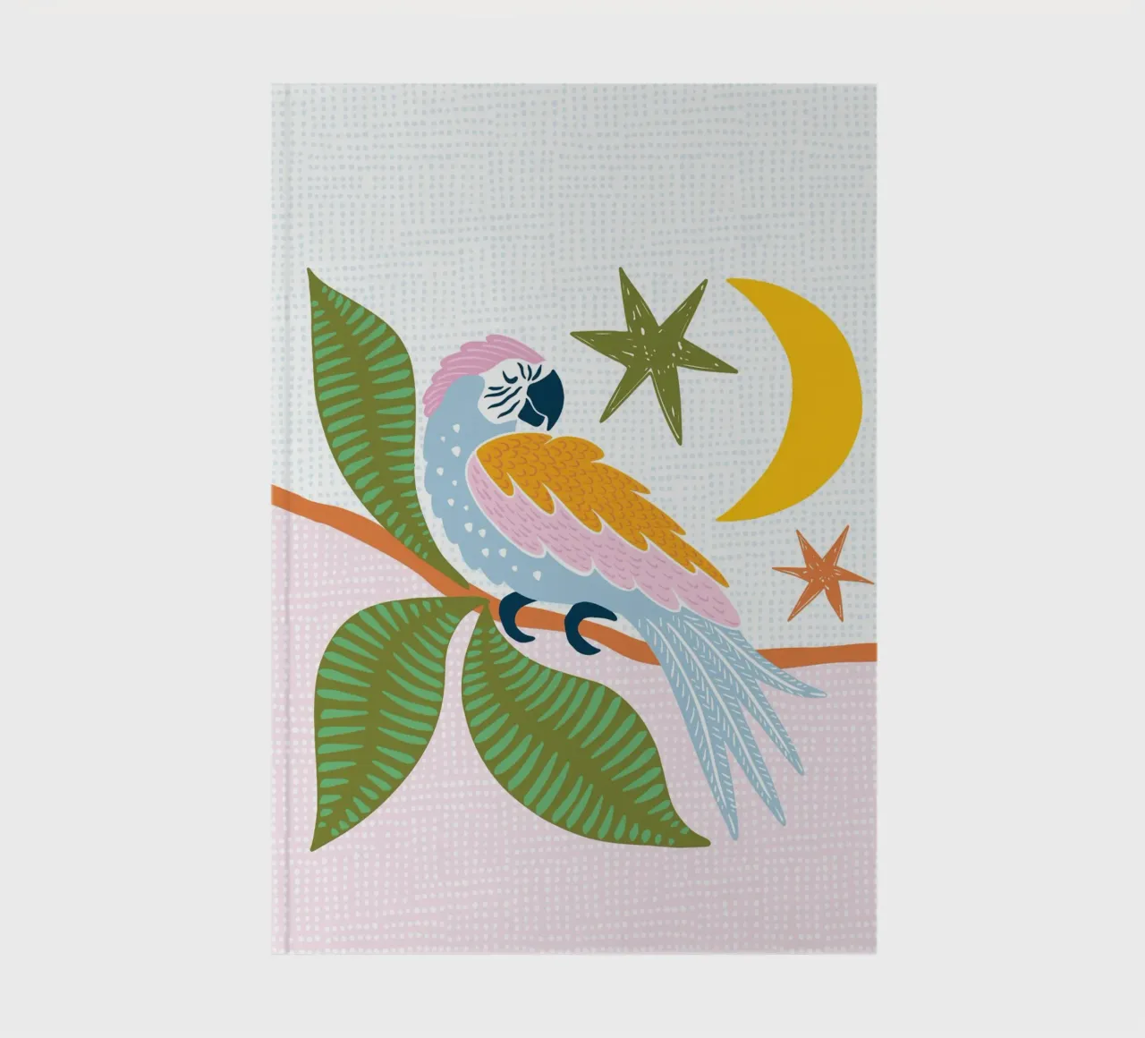 Modern safari parrot diario da Vivdesign