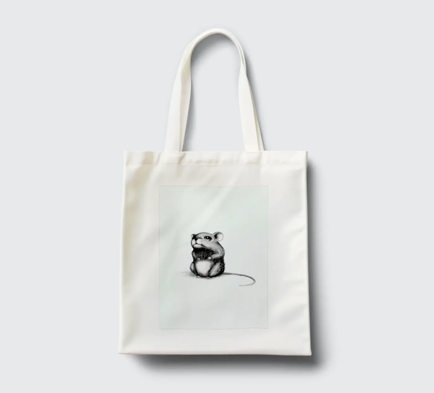 Mouse tote bag by Tvinkla