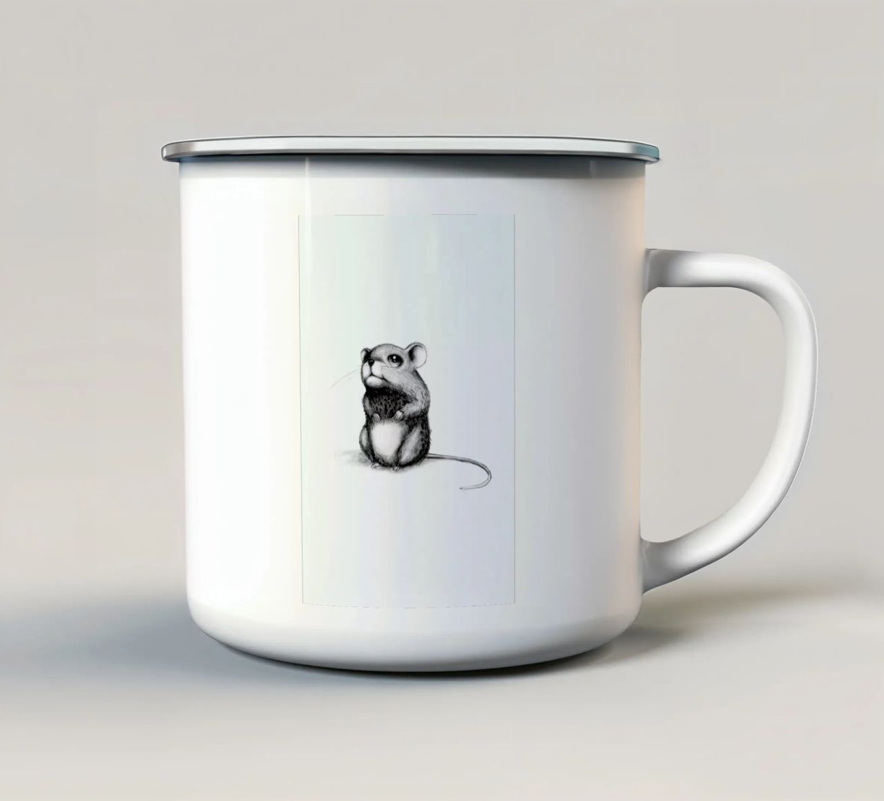 Mouse tazza in smalto da Tvinkla