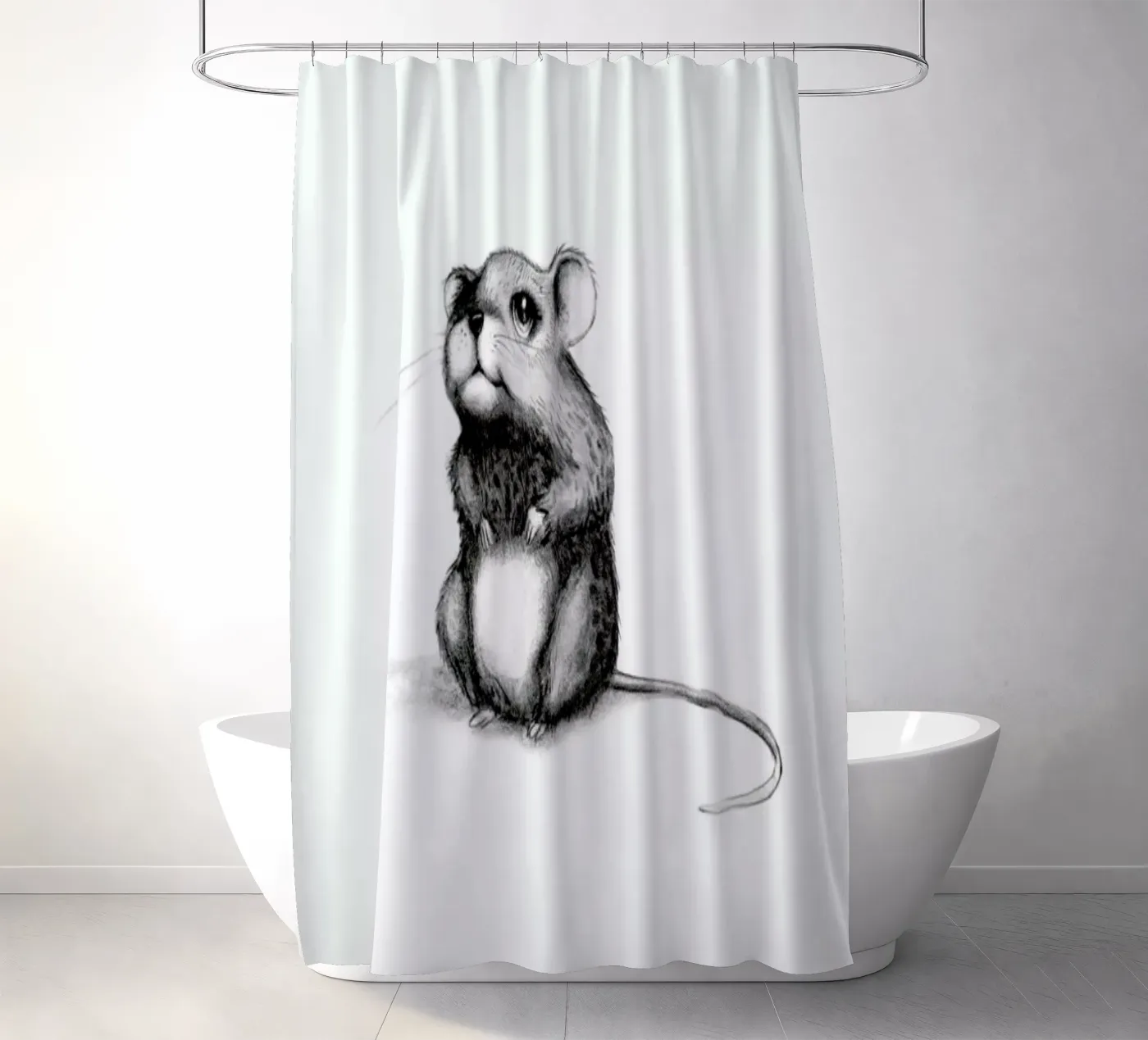 Mouse Duschvorhang von Tvinkla