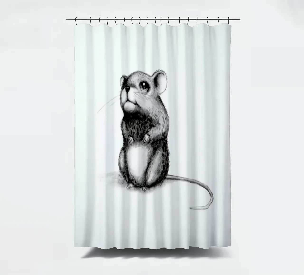 Mouse Duschvorhang von Tvinkla