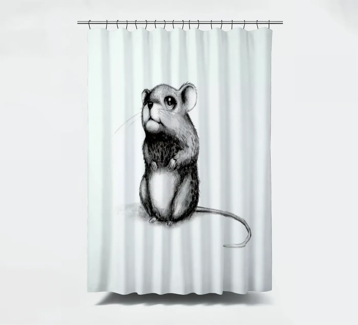 Mouse Duschvorhang von Tvinkla