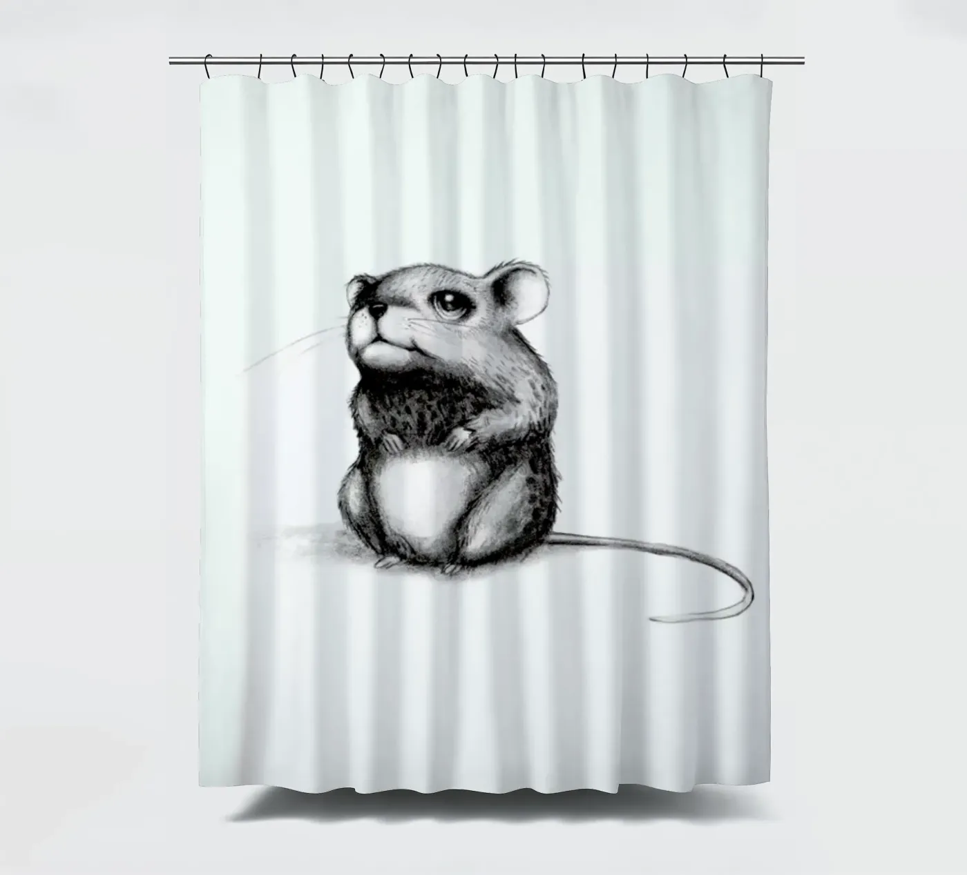 Mouse Duschvorhang von Tvinkla