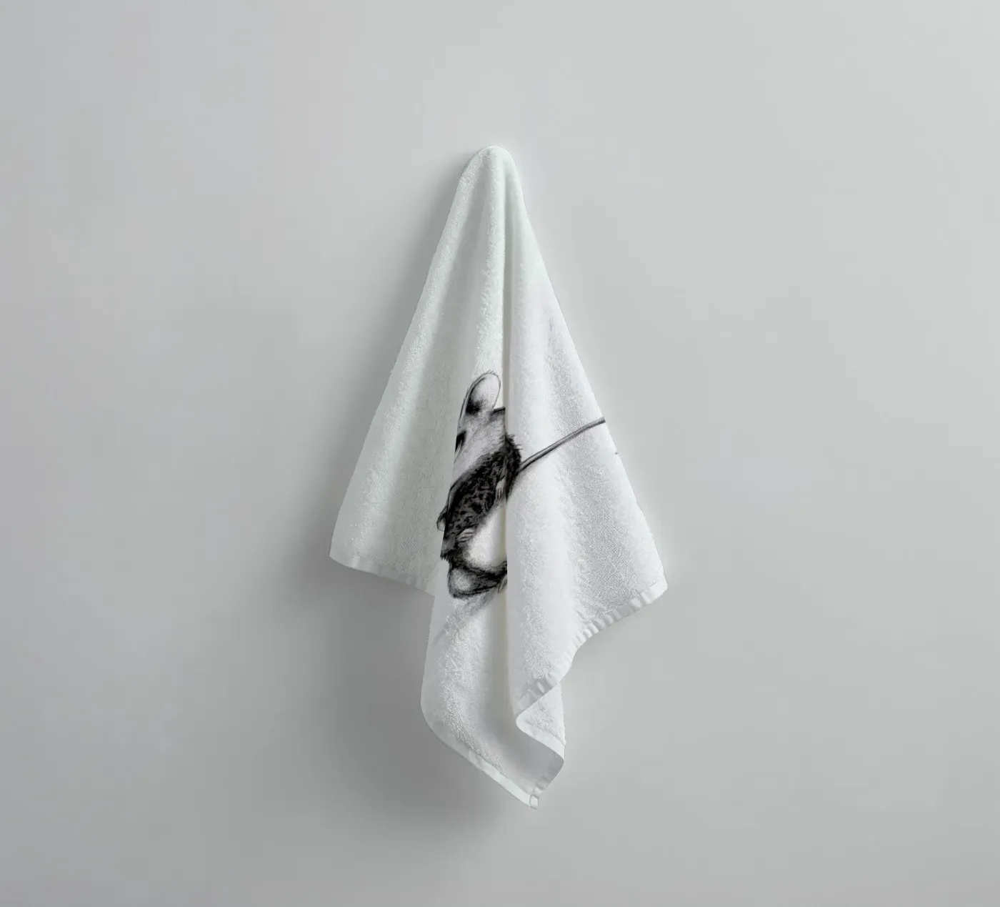 Mouse badhanddoek van Tvinkla