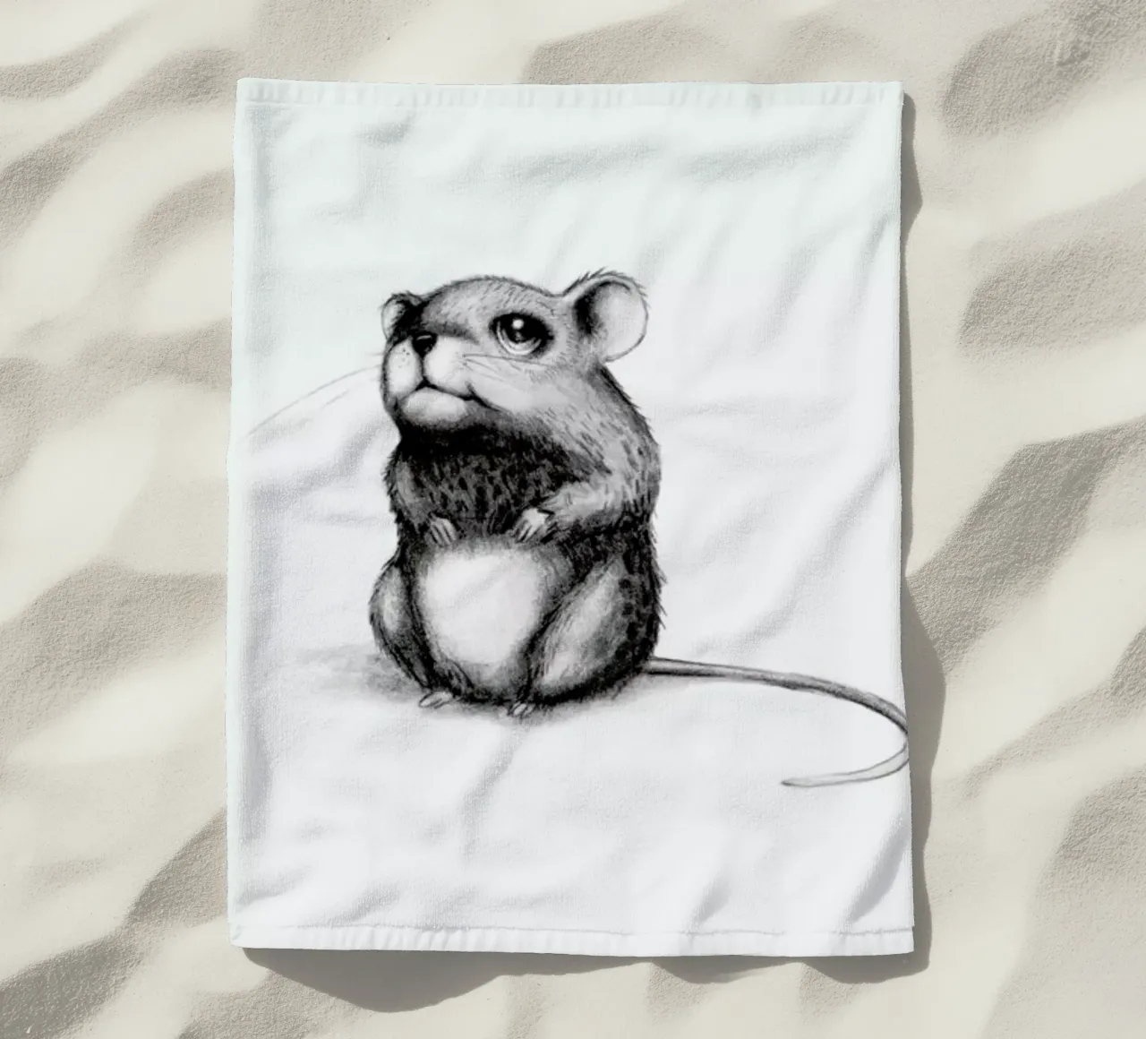 Mouse Strandtuch von Tvinkla