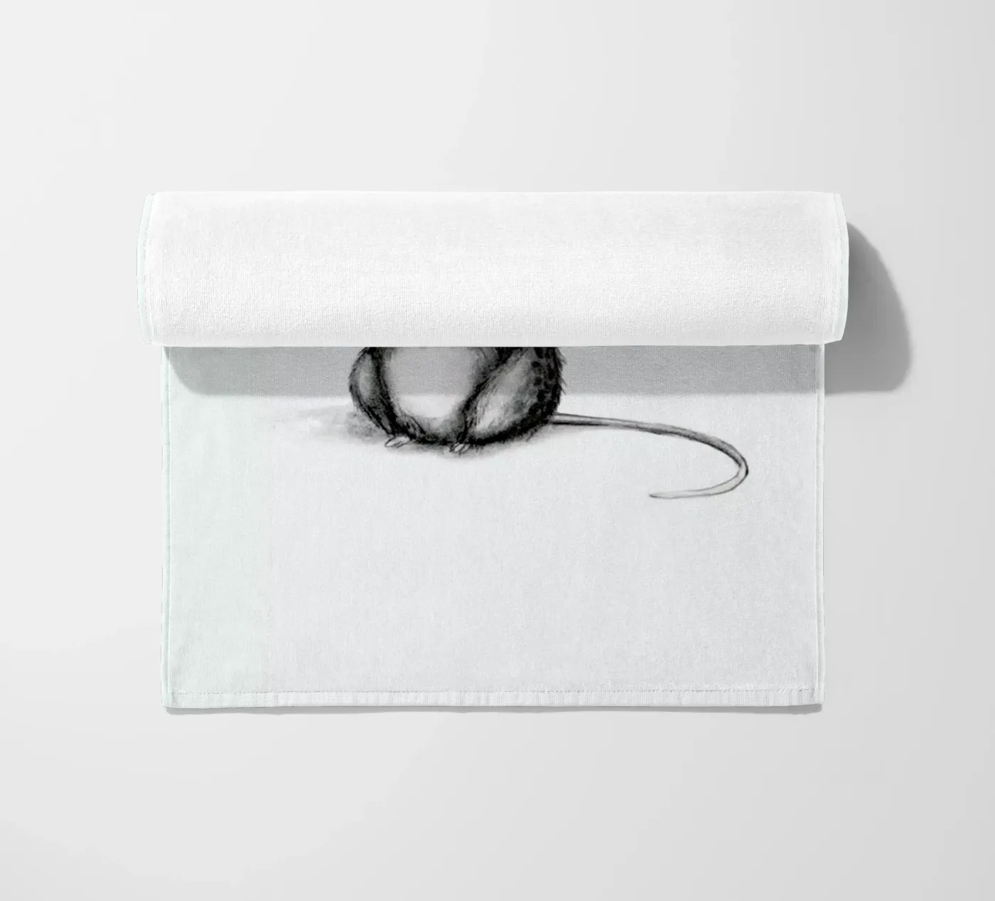Mouse strandhanddoek van Tvinkla