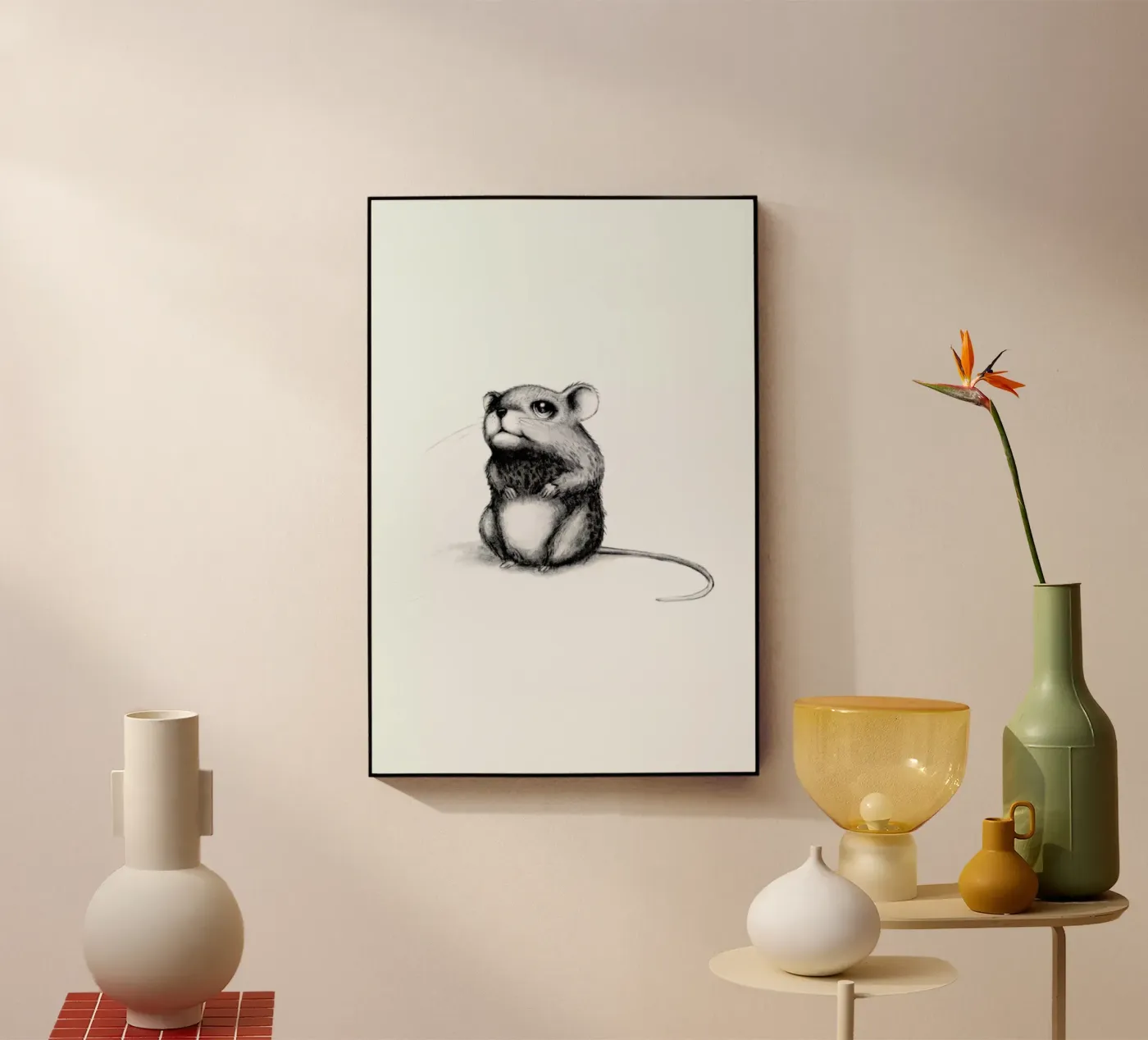 Mouse Acryl-Glas von Tvinkla