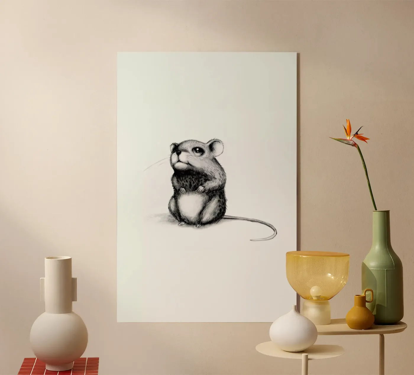 Mouse Acryl-Glas von Tvinkla