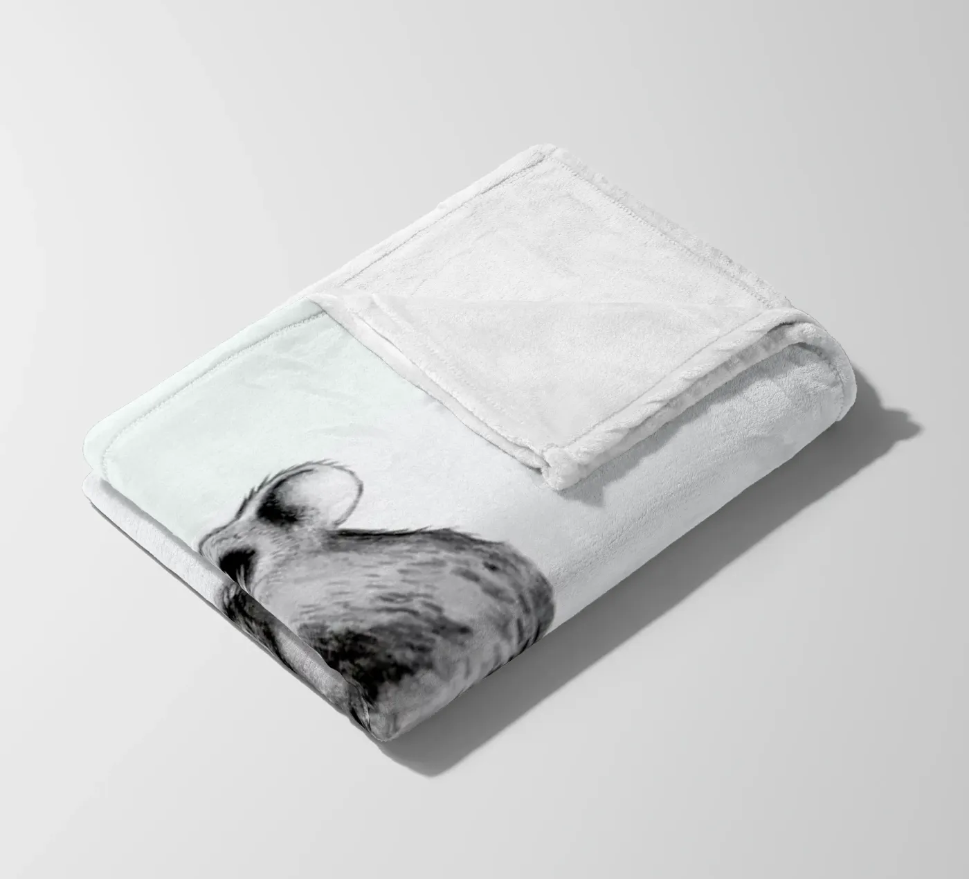 Mouse fleece blanket by Tvinkla