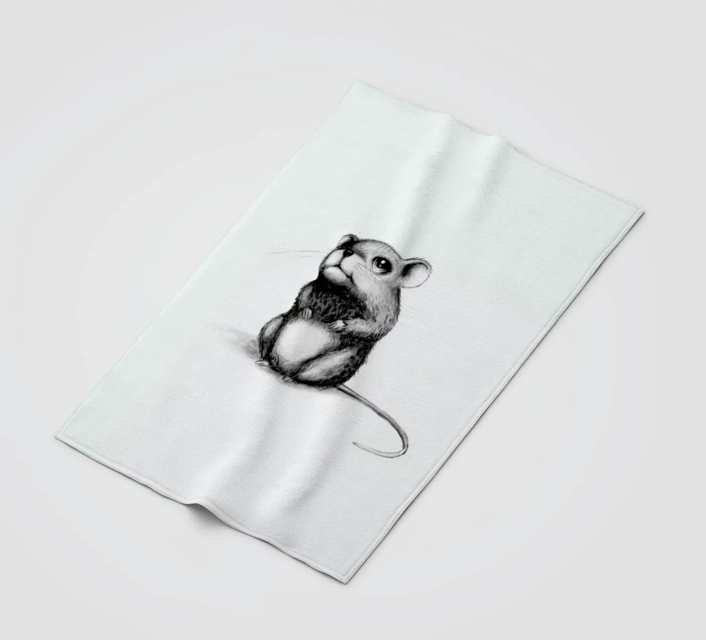 Mouse fleece blanket by Tvinkla