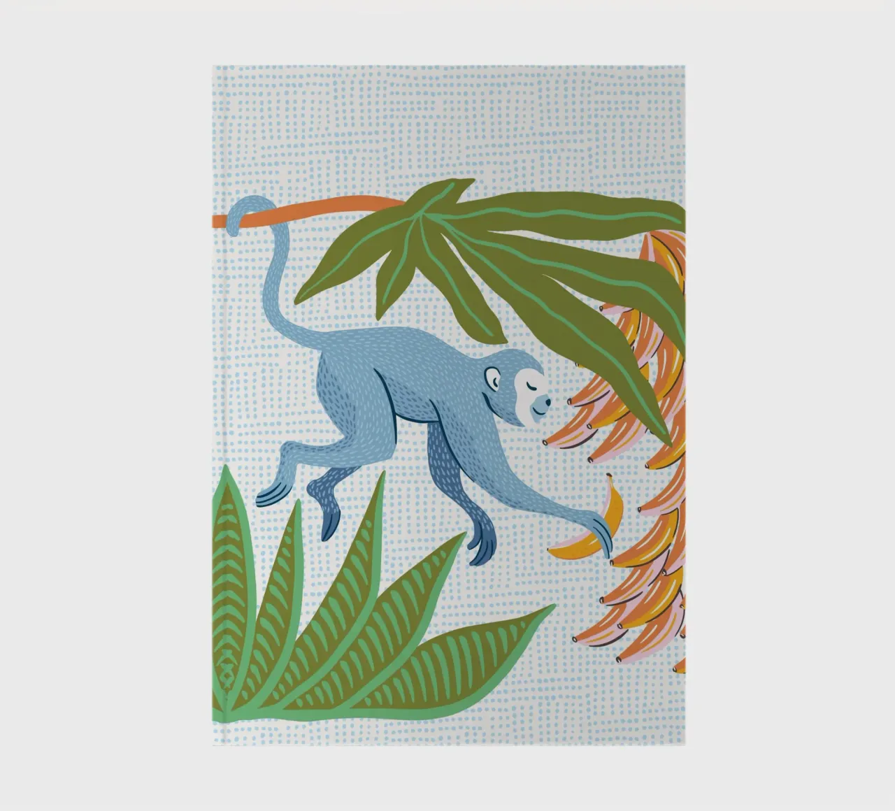 Modern safari monkey notebook by Vivdesign
