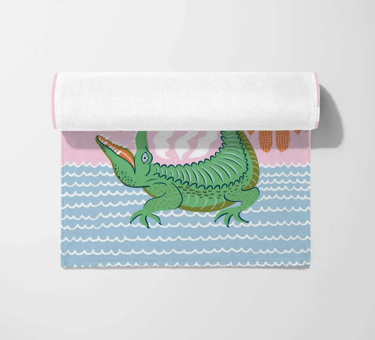 Modern safari crocodile telo mare da Vivdesign
