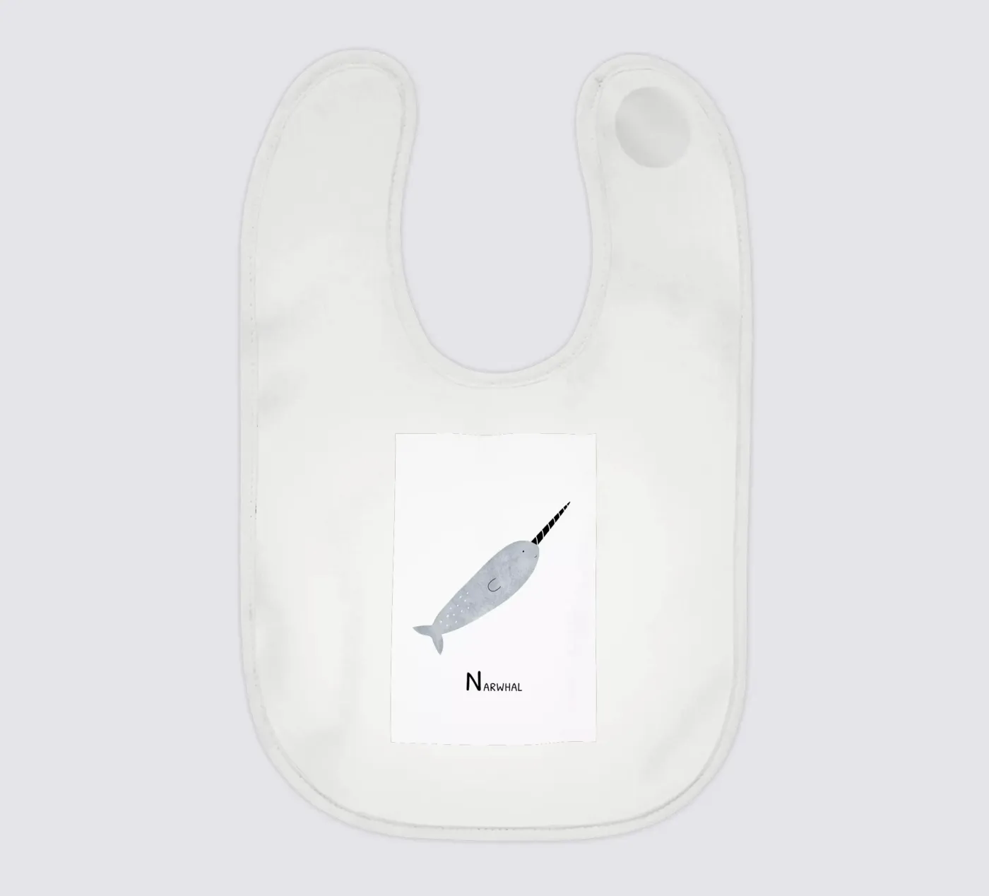 Narwhal bavaglino da Little Flourishes