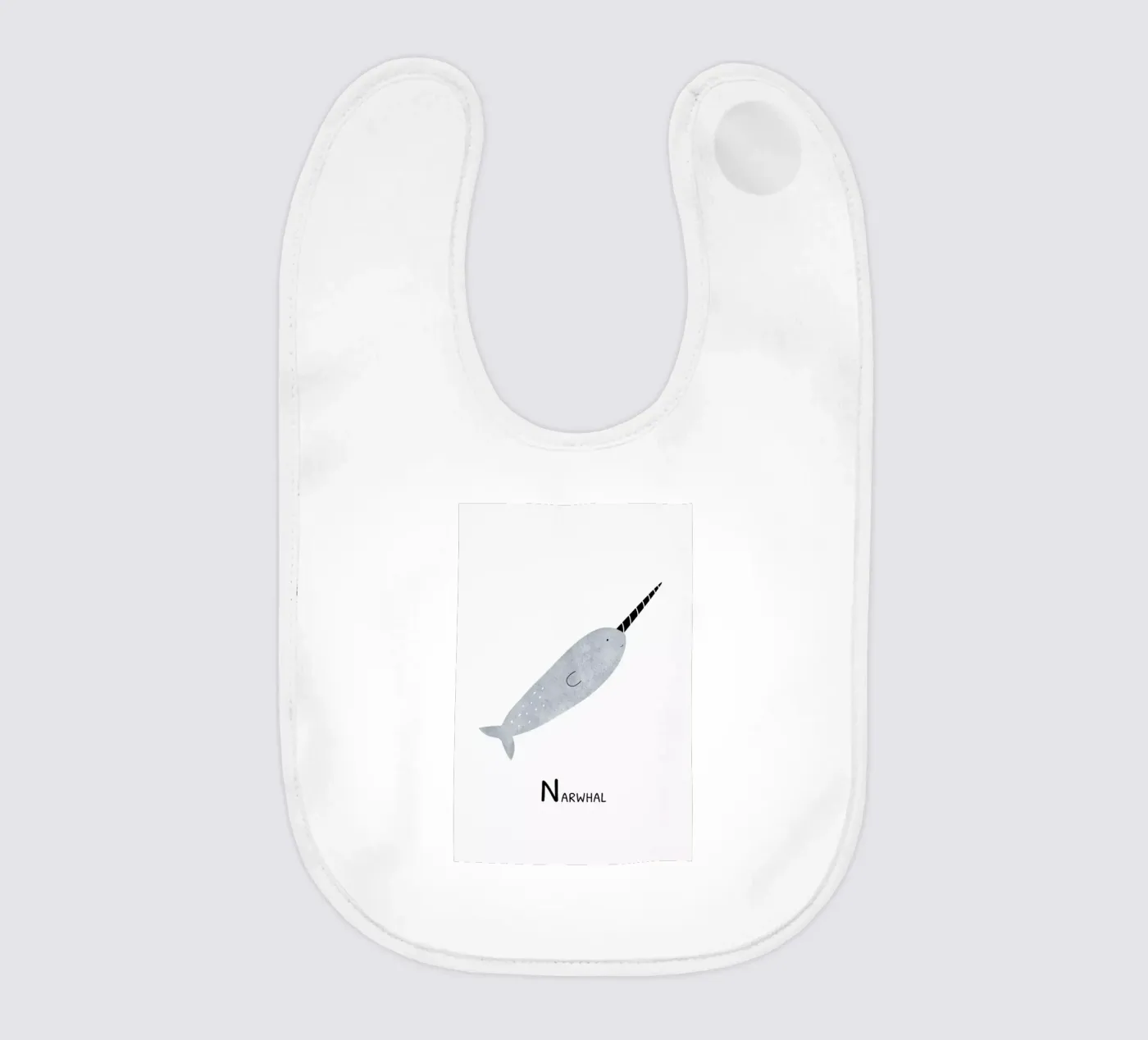 Narwhal bavaglino da Little Flourishes