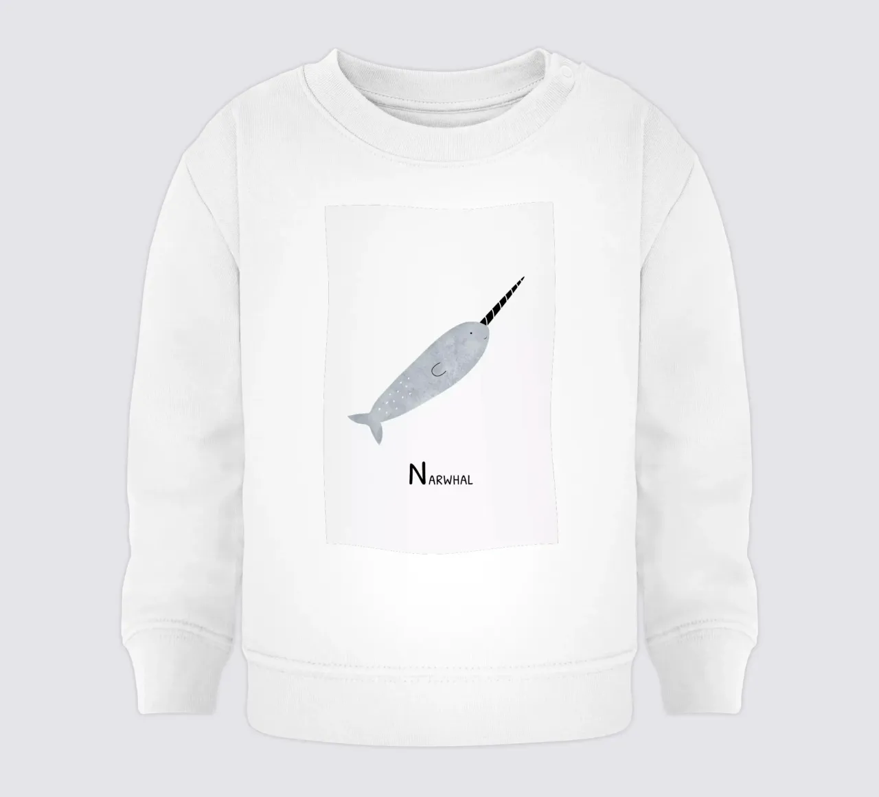 Narwhal felpa neonato da Little Flourishes