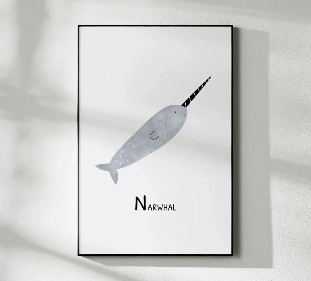 Narwhal plexiglass da Little Flourishes