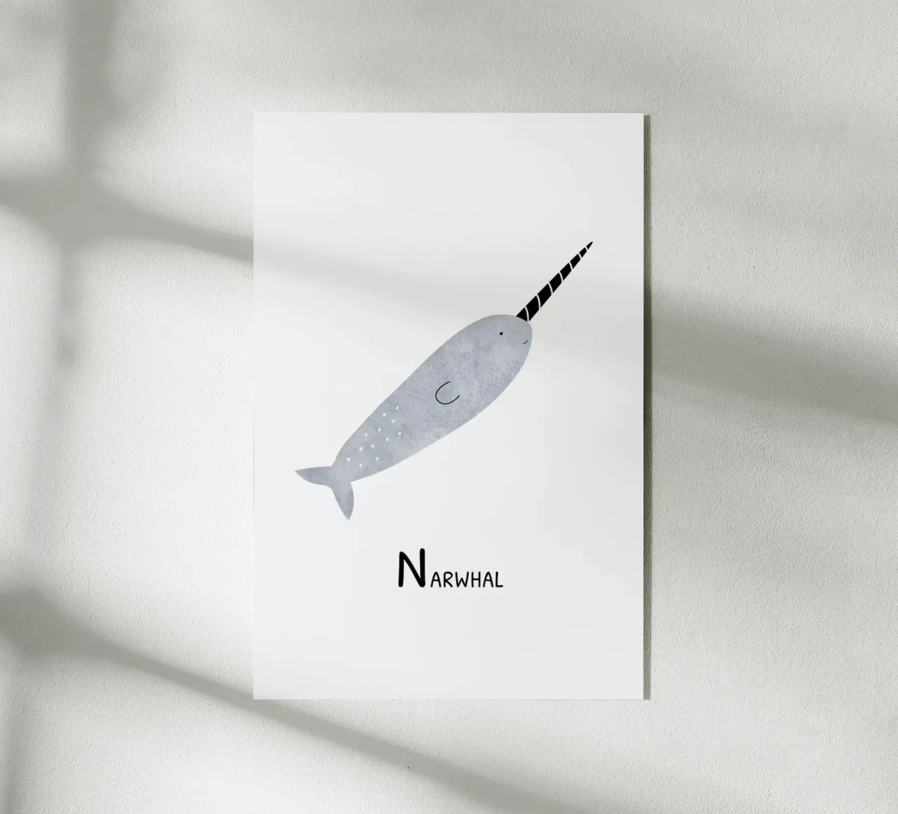 Narwhal plexiglass da Little Flourishes