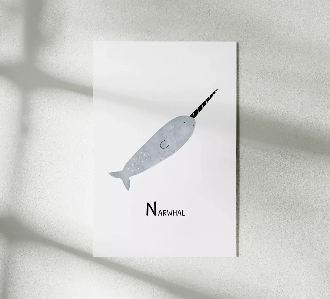 Narwhal plexiglass da Little Flourishes
