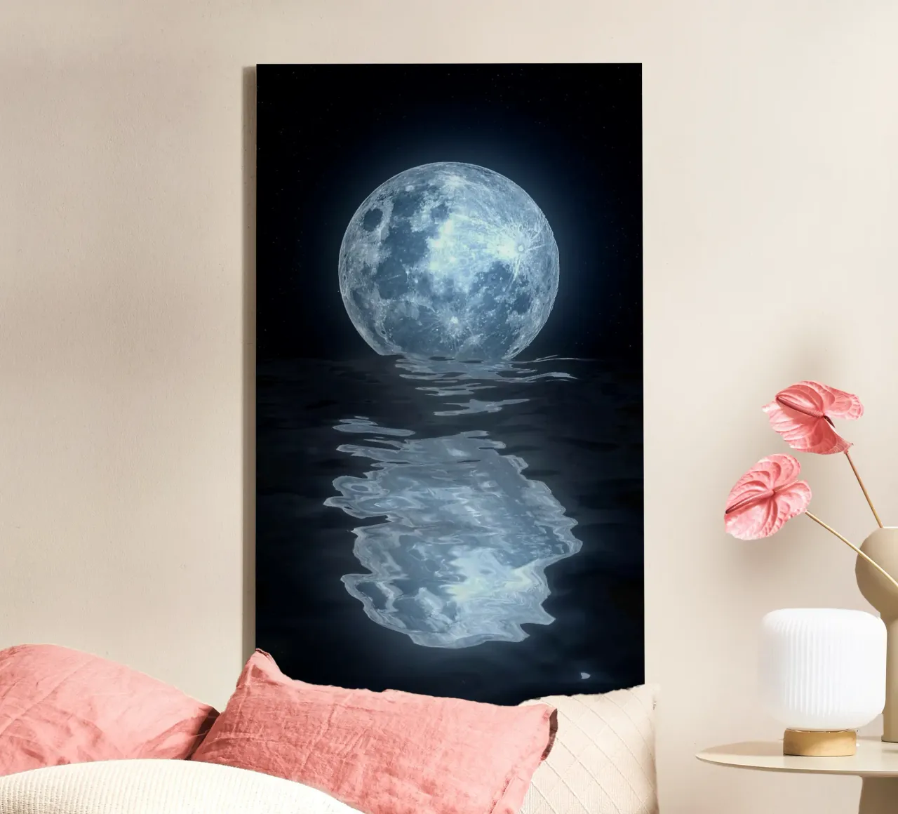 Lunar Reverie tela con Cornice a cassetta da Stellar Dream Art