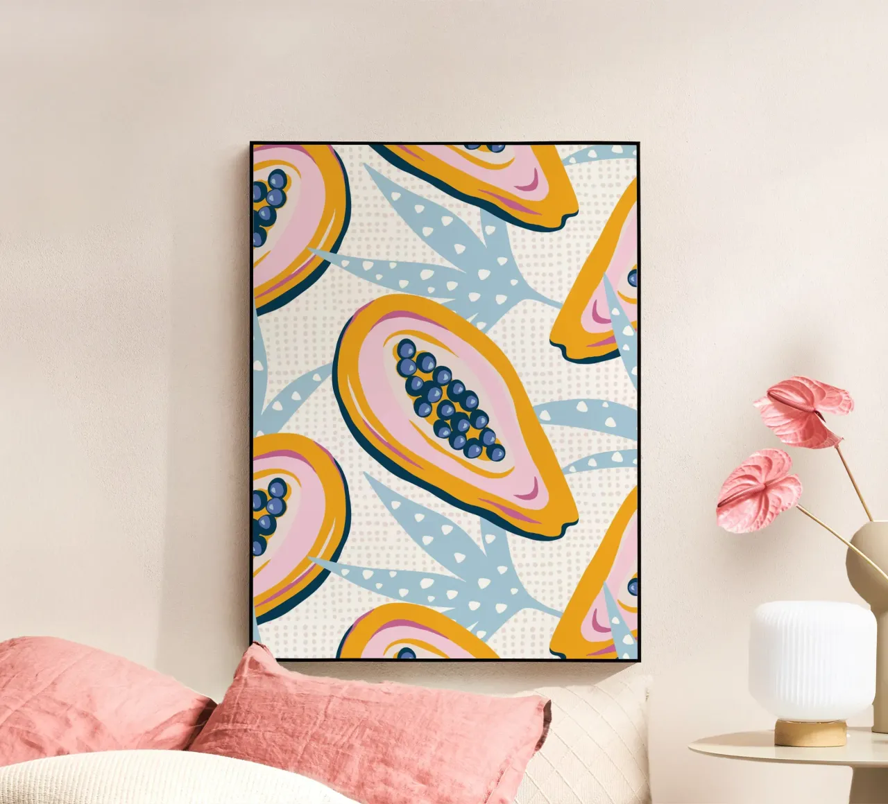 Papaya fruit plexiglass da Vivdesign