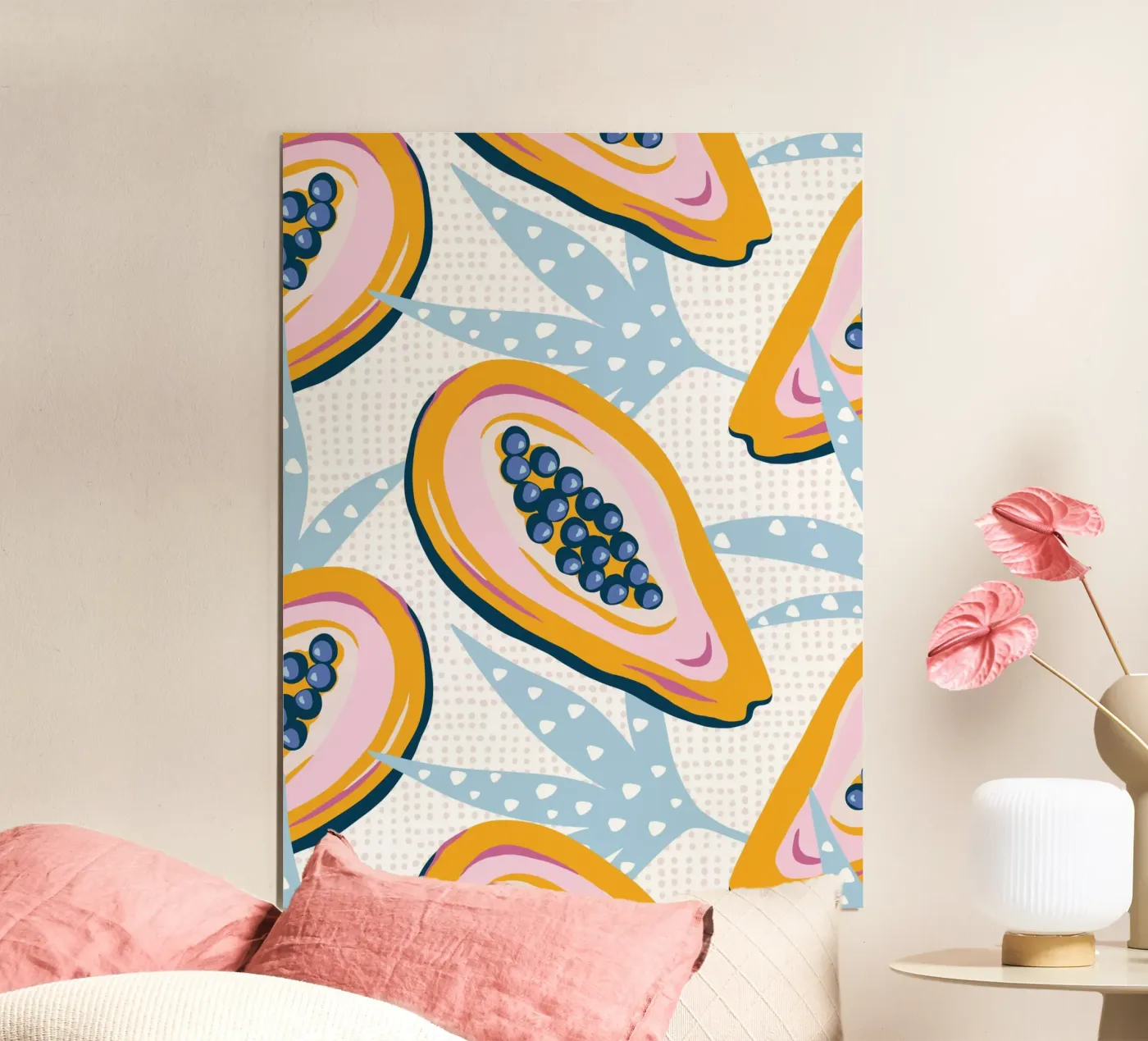 Papaya fruit poster da Vivdesign