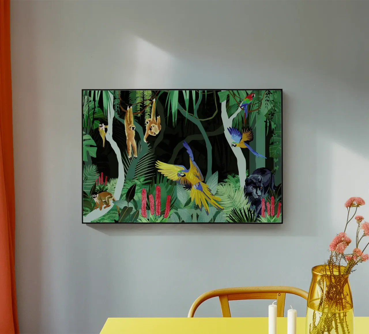 Jungle Party plexiglass da Goed Blauw