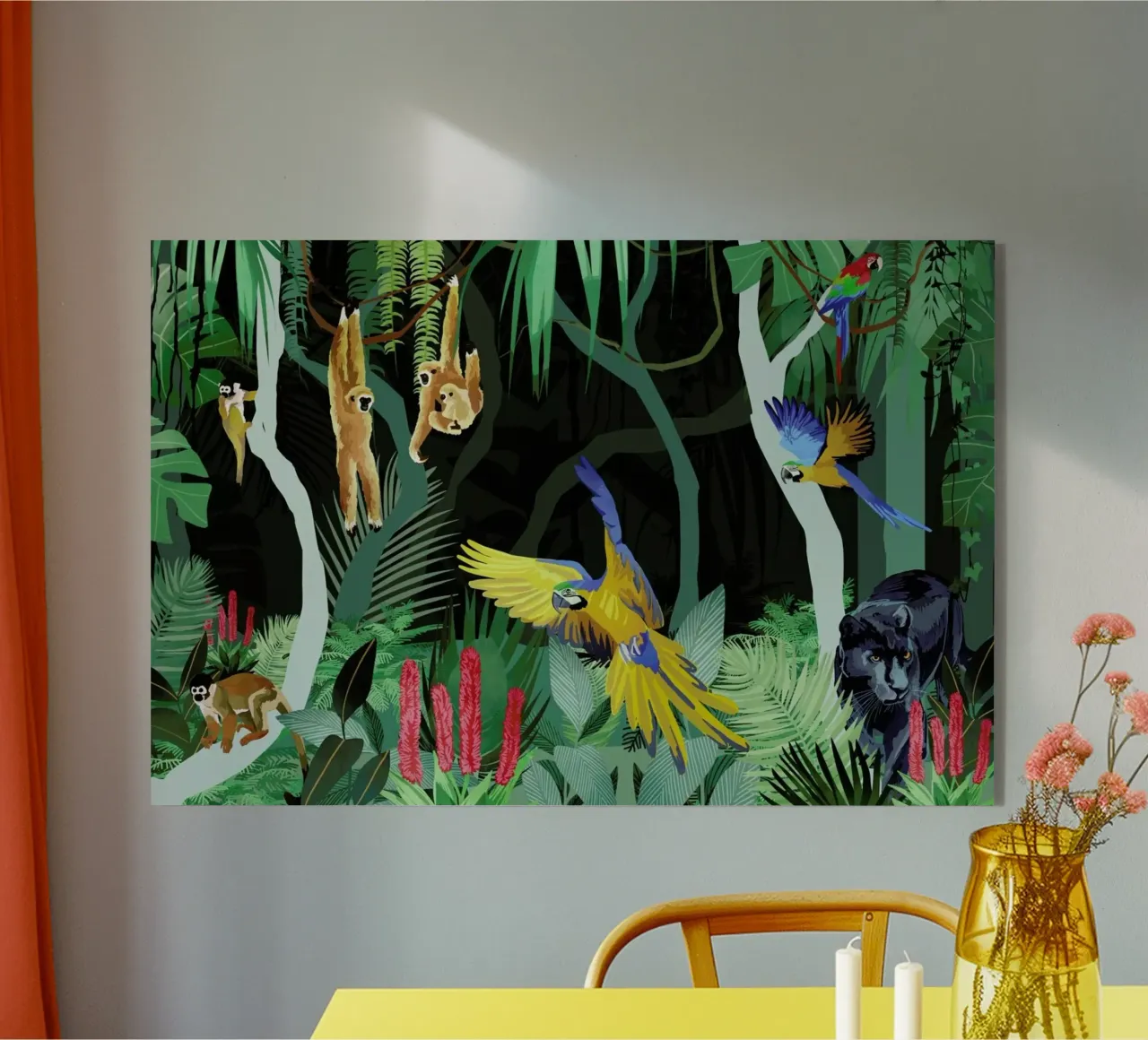 Jungle Party plexiglass da Goed Blauw