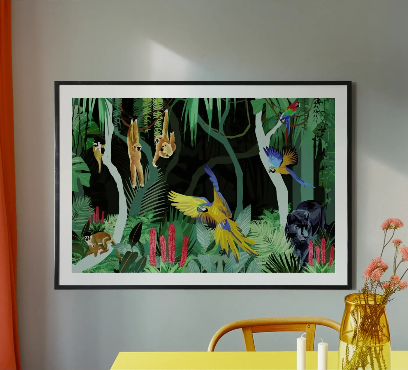 Jungle Party poster da Goed Blauw