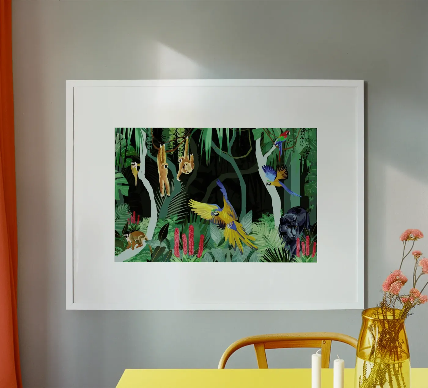 Jungle Party poster da Goed Blauw