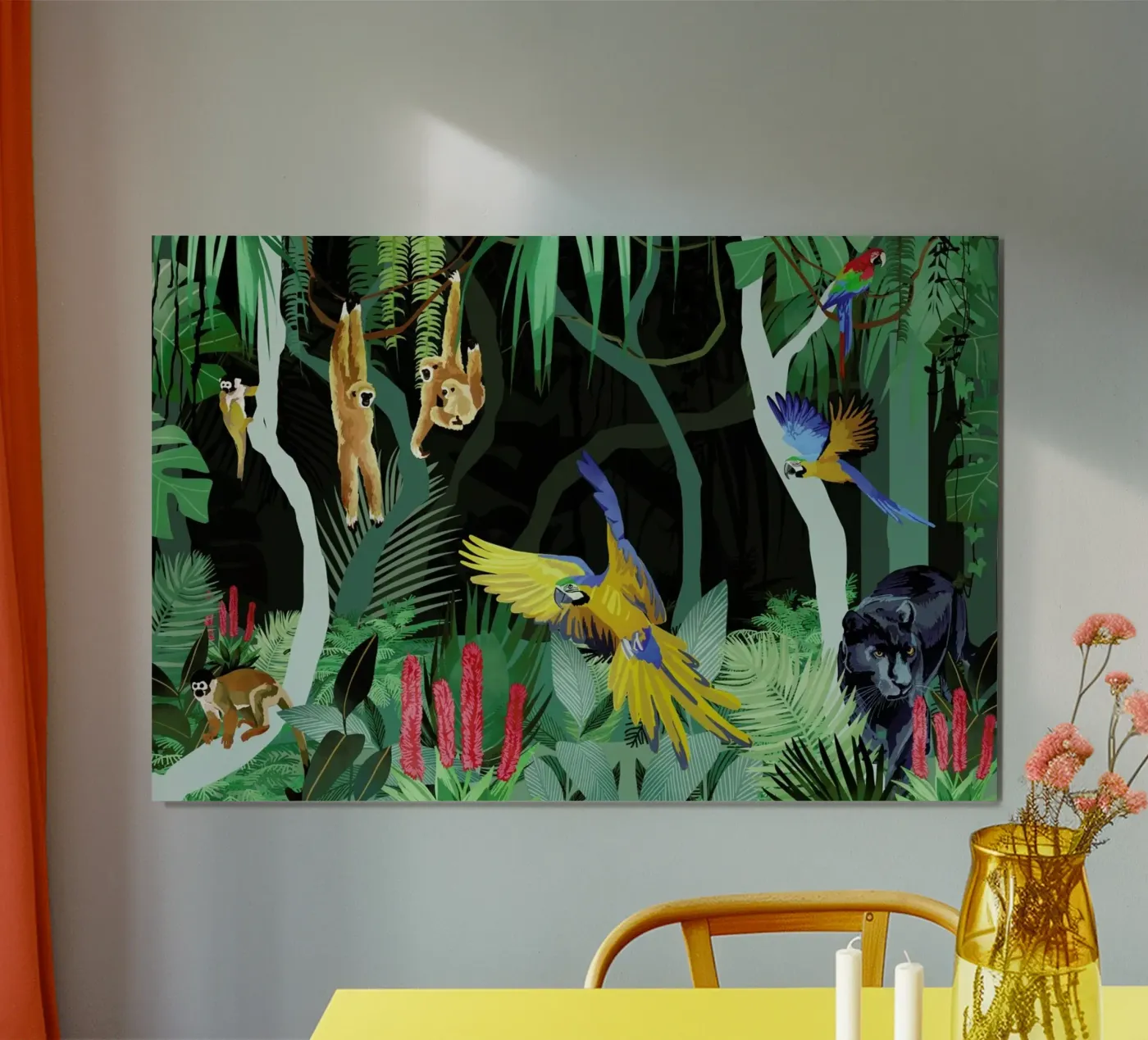 Jungle Party poster da Goed Blauw