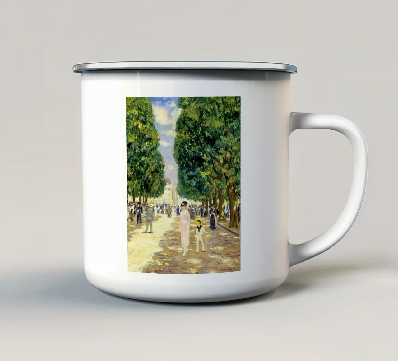 Max Stern - Giornata estiva tazza in smalto da ARTOTHEK