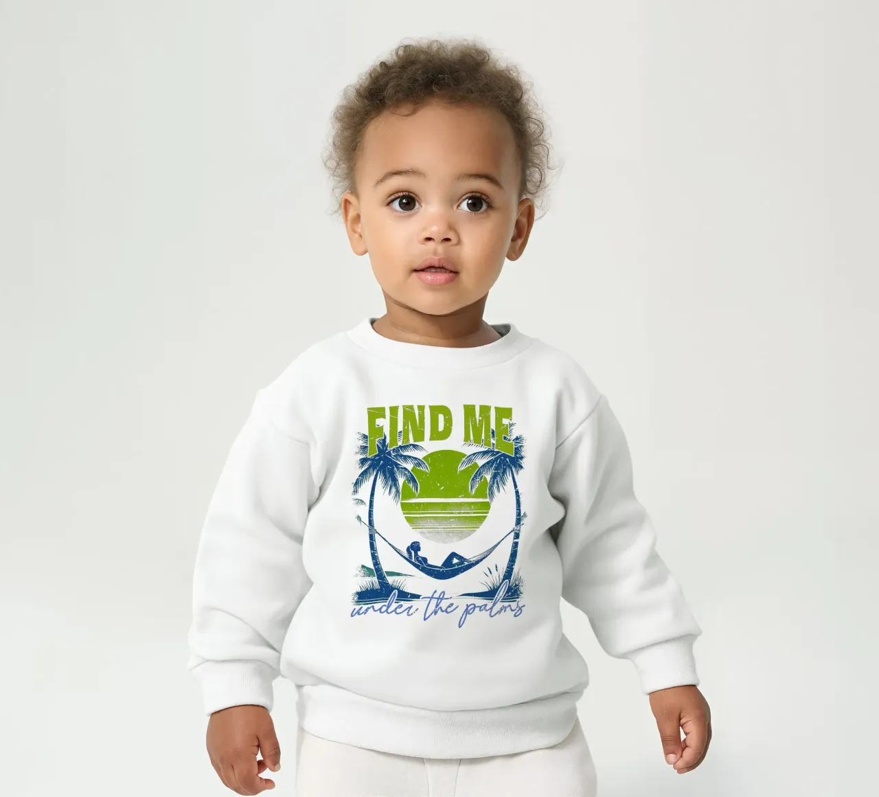 Find me under the palms felpa neonato da Kt10 Designs